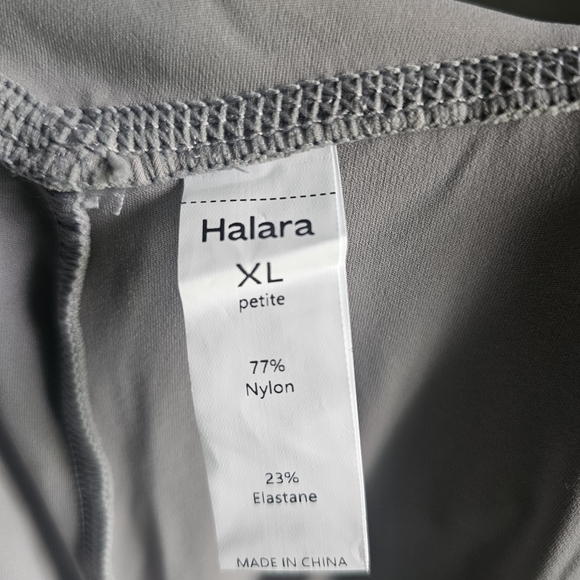 HALARA Petite Side Pocket Gray Yoga Joggers NWOT - Picture 2 of 4